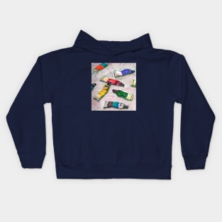 Marker illustrations Kids Hoodie